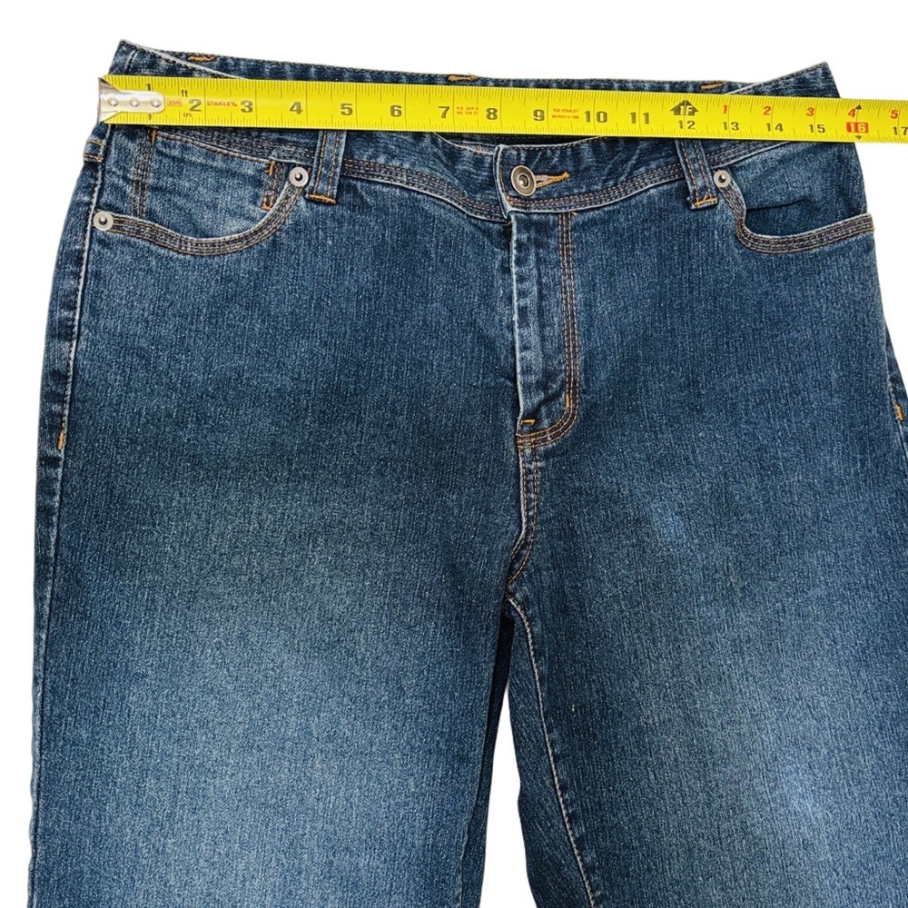 Style & Co Flared Jeans, Size 10, Blue Denim - Picture 6 of 9